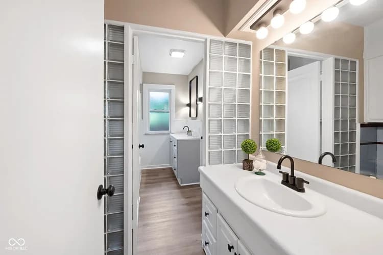 Broad Ripple house bathroom