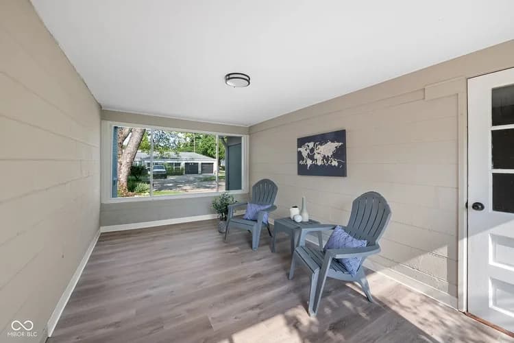 Broad Ripple house sunroom