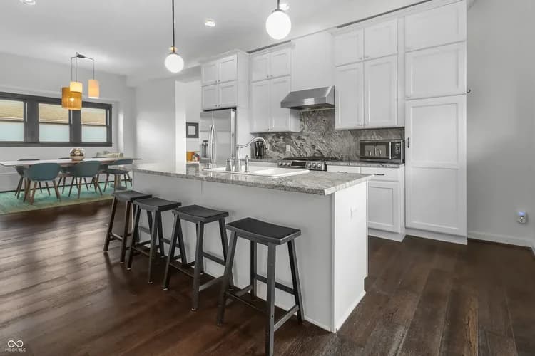 Cliff House kitchen and living space